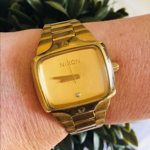 Nixon Gold Small Player Watch